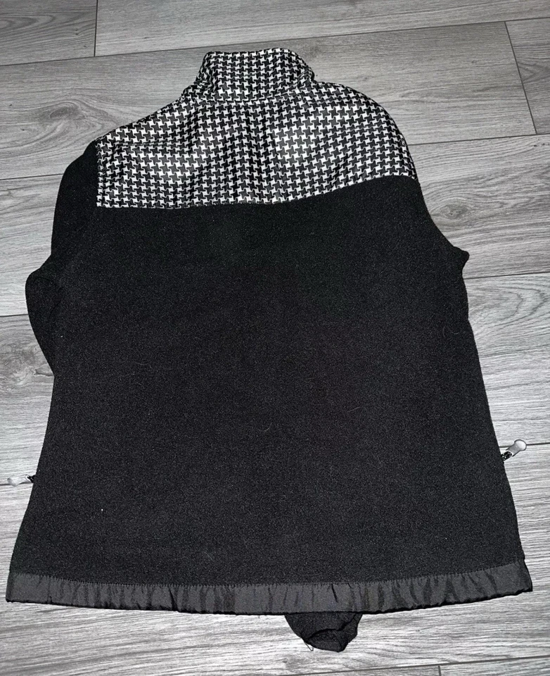 Womens Snozu Jacket, Size Large, Black, White, Fleece, Zipped Pockets, (27) - Image 4 of 4