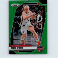 2024 Panini Prizm WNBA Grace Berger #89 Green Prizm Indiana Fever