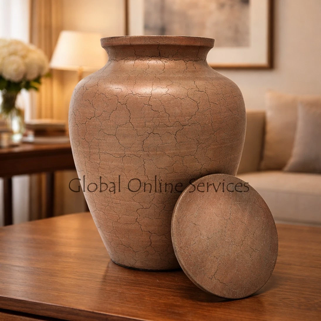 Cremation urn Antique Brass Large for Ashes
Opens in a new window or tab