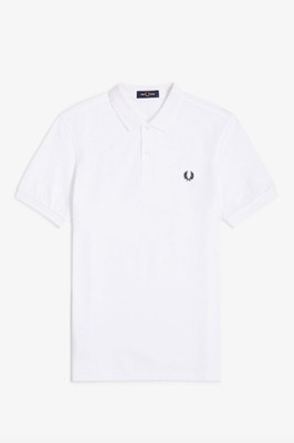 Fred Perry Hemd einfarbig/weiß - 3XL EXPRESSLIEFERUNG