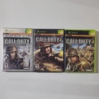 Call of Duty Xbox Trilogy LOT OF 3: Finest Hour & Big Red One & COD 3