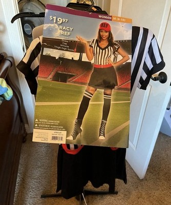 Womens Racy Ref Halloween Custome set New Medium