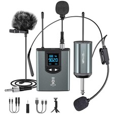 Wireless Microphone System Headset/Stand/Lavalier