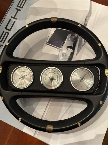 Rare German Vintage Porsche steering wheel weather station retirement gift