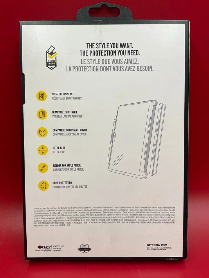 Otterbox Symmetry Series Protective Case Apple iPad Mini 5th Gen clear 77-62210 - Image 3 of 4