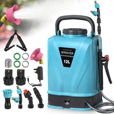 Battery Powered Sprayer Electric Pump Sprayer 5Nozzles Adjustable Shoulder Strap