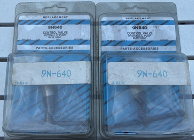 (2) 9N640 HYDRAULIC PUMP CONTROL VALVES Ford 9N 2N, Ferguson TE20/TO20/TO30