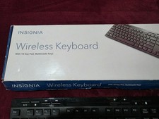Insignia Wireless Keyboard NS-PNK6811 Without Dongle