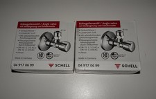2 SCHELL COMFORT Eckregulierventil - Chrome (04 917 06 99)