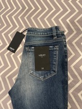 Vervet by Flying Monkey Distressed Skinny Jeans Women’s Size 25 Medium Wash NWT 