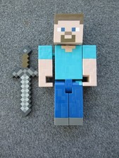 Minecraft Steve Action Figure Toy with Sword by Mattel 6"