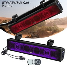 25 inches 6 Speaker 500W Universal RGB ATV UTV Sound Bar Speaker Marine Soundbar
