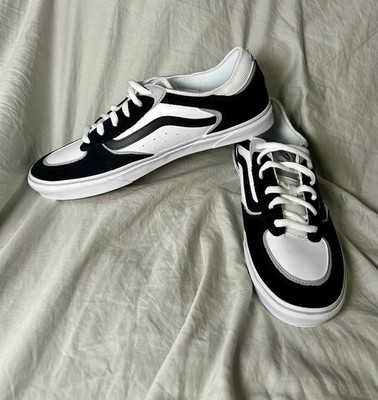 Vans Skate Rowley Shoe Size 13 Black White SOLD OUT