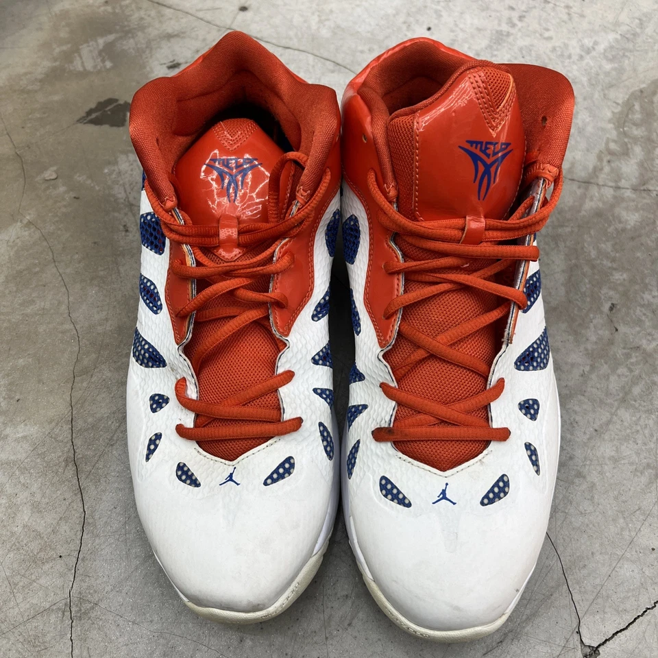 Size 12 Eur 46- Jordan Melo M8 Advance Game Royal Team Orange 542240117 - Image 3 of 4