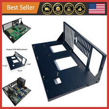 ATX Open Air Frame PC Case Test Bench, DIY Gaming Chassis, SPCC, Heat Dissipatio