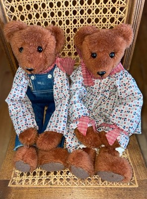 Red Brown Artist Teddy Bears  No Tags Hand Crafted 19 