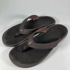 Olukai Ohana Women's size 10 Thongs Sandals Brown Flip Flop
