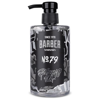BARBER MARMARA Rasiergel No.79   Transparentes Männer-Gel 500ml mit Pumpspender