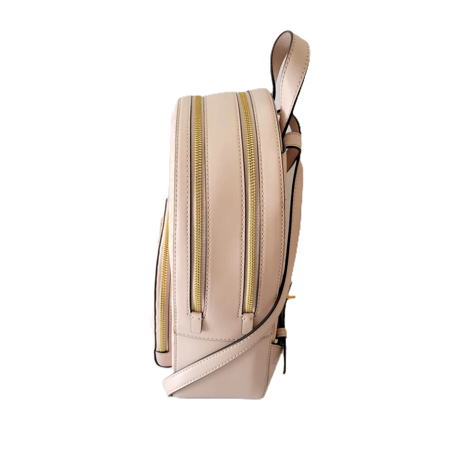 Mochila Michael Kors Jaycee bolso com zíper médio MK blush em pó - Imagem 3 de 4