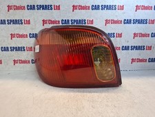TOYOTA YARIS HATCHBACK 3DR MK1 SCP10 2003 PASSENGER SIDE REAR TAIL LIGHT LAMP