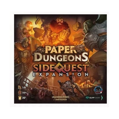 Alley Cat Games Dice Game  Paper Dungeons - Side Quest Expansi Box SW (VG+/New)