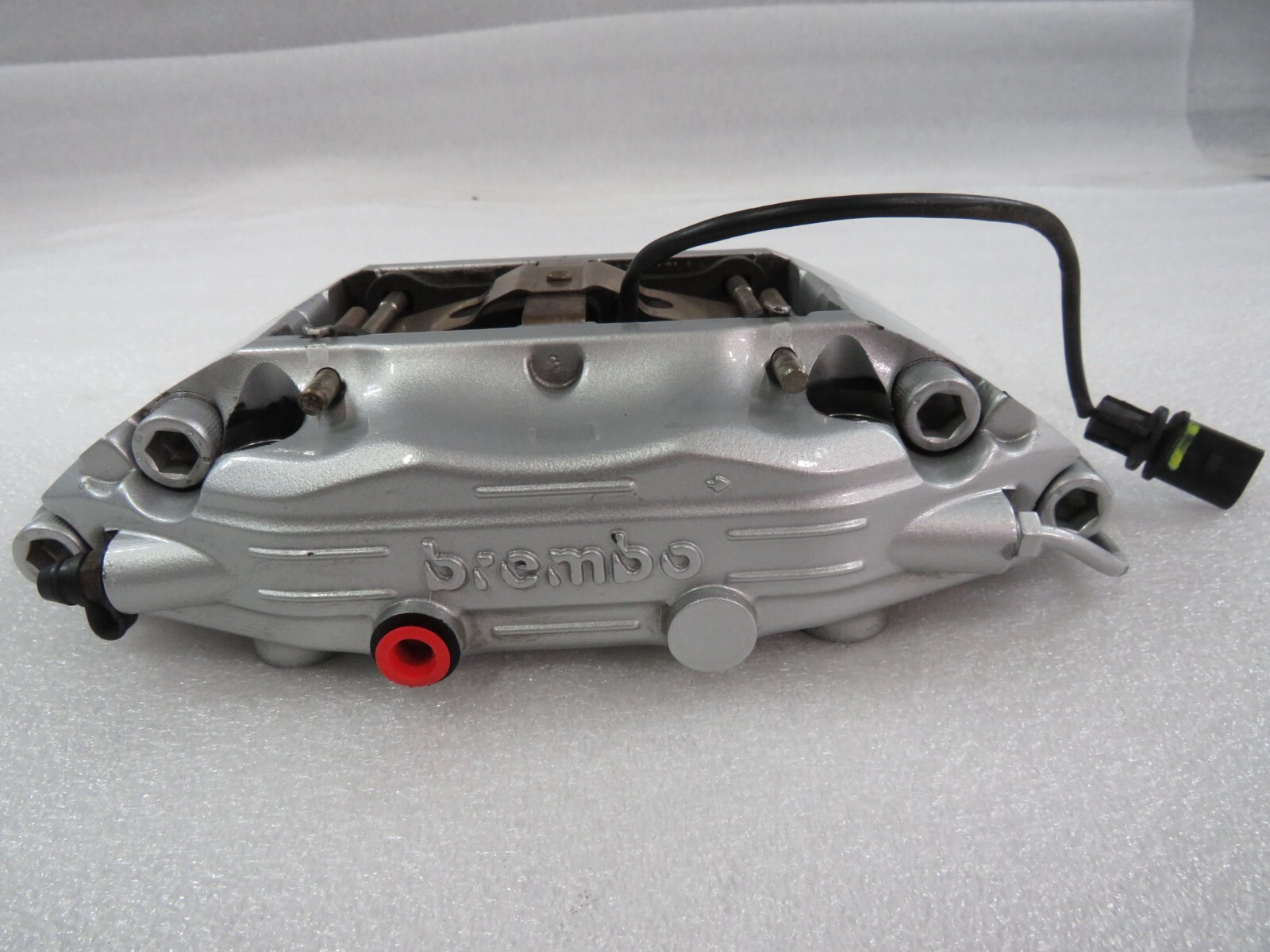 Lamborghini Gallardo, LH, Rear Brake Caliper, Silver, Used, P/N 400615405L