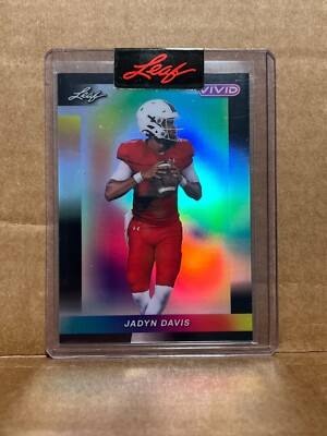 Jadyn Davis 2024 Leaf Vivid Football 1/1 Pre Production Proof