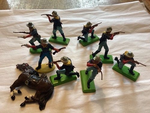 Lot Figurines Britains Deetail – Soldats Allemands WW2 – Metal Peint Vintage