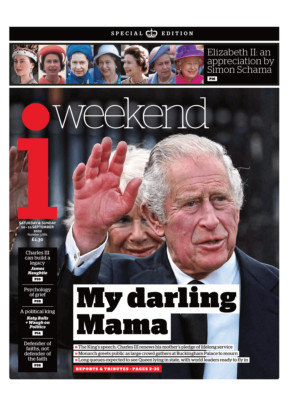 I Wochenendzeitung 10.-11. September 2022 King Charles III Rede Queen's Death