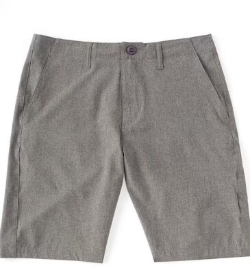 NWOT Salt Life Transition Boardwalk Hybrid Shorts Sz 40 Sage Green Vapor Stretch