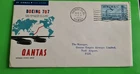 Qantas 1959 First Flight Honolulu & Sydney B.O.A.C Air Mail Fdc USA Stamp 25c