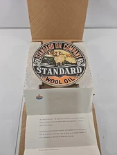 Standard Oil Company Standard Wool Oil Decorative Plate 1984 Vintage