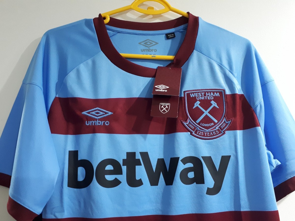 West Ham United Away Football Soccer Shirt Jersey 20/21