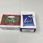 Hallmark Harley Davidson Ornaments Lot of 2 - Fat Boy & Classic Electra Glide