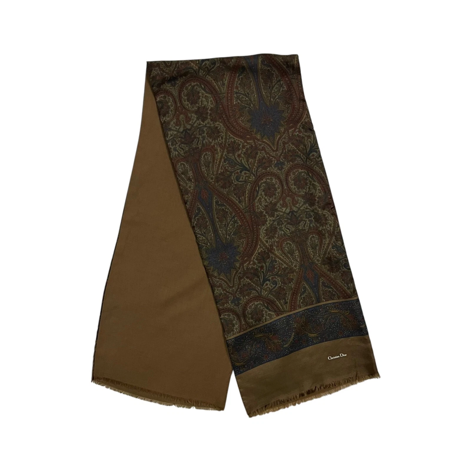 Foulard en soie Christian Dior Monsieur Paisley   O/S