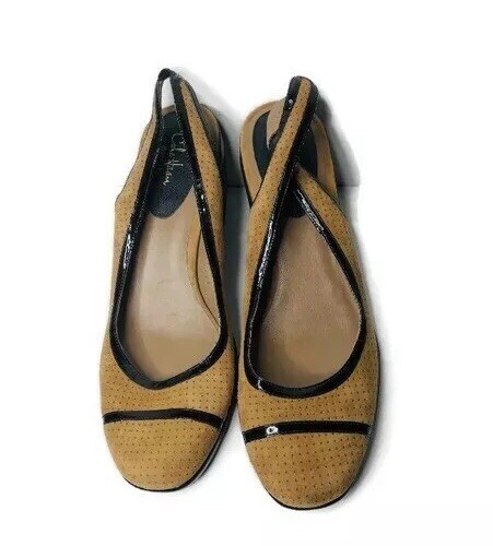 Escarpins Cole Haan à Boucle - Imprimé Animal - Taille 6.5B - Marron/Noir - Neuf Sans Boîte