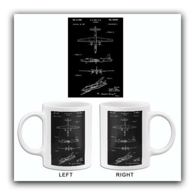 1949 - The Glenn Martin Airplane - W. K. Ebel - Patent Art Mug