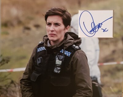 VICKY McCLURE Signed 10X8 Photo Display LINE OF DUTY COA