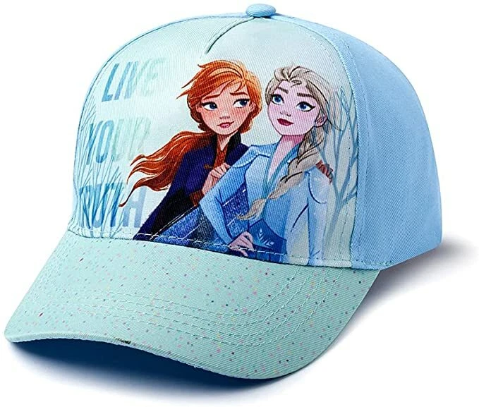 Disney Frozen 2 Anna and Elsa Baseball Cap Hat with Multicolored