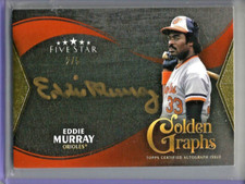 Eddie Murray 2024 Topps Five Star Golden Graphs Autograph #2/5