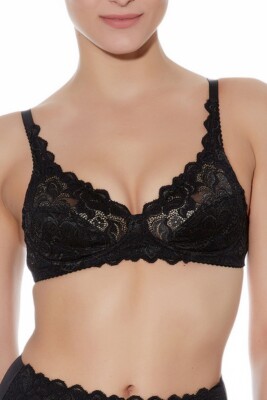 WACOAL WEBFA162 Soft Cup EGLANTINE Sz 32D BLACK