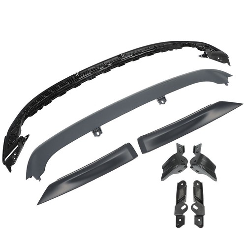 For Ford Focus 2015 2016 Mesh Front Bumper Cover Lower Grille With 3 Front Lips - Picture 2 of 19