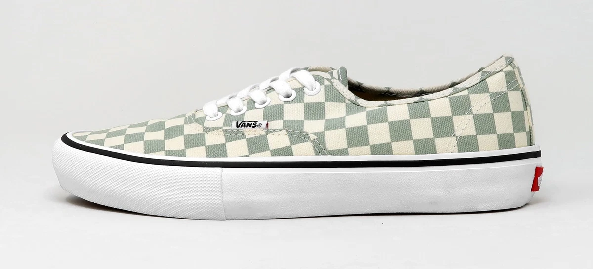 Sage checkered vans outlet