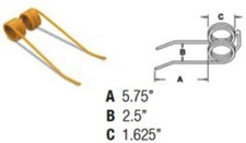 (5) Fits New Holland 848,849,853,855,2000,D800,Baler Pickup (Teeth) NH-1D-1