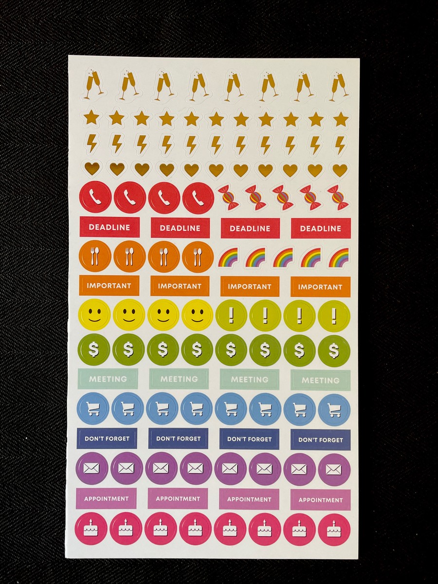calendar-stickers-for-planning-and-reminders-119-stickers-per-sheet-11-sheets-ebay