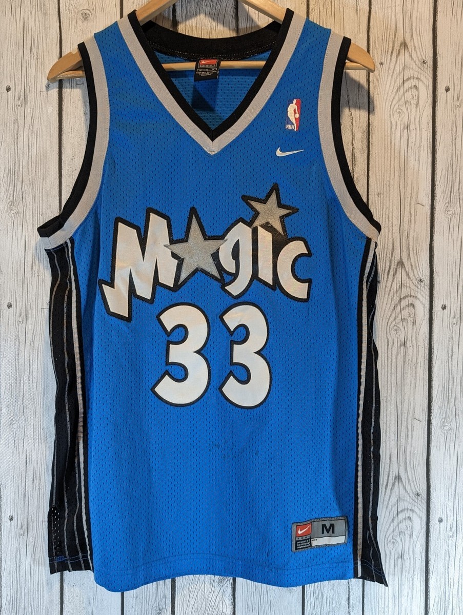 GRANT HILL NBA ORLANDO MAGIC NIKE SWINGMAN JERSEY BLUE SEWN