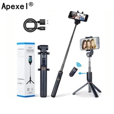 APEXEL Remote Selfie Stick Tripod Phone Desktop Stand Desk Holder For iPhone