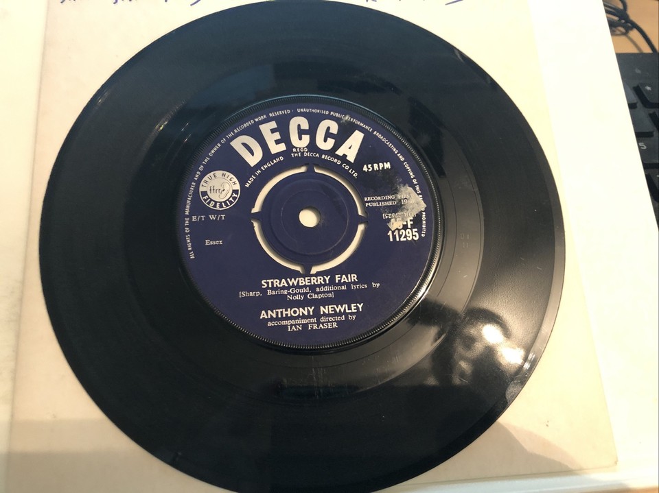 Anthony Newley Strawberry Fair 7" Vinyl Single Record eBay