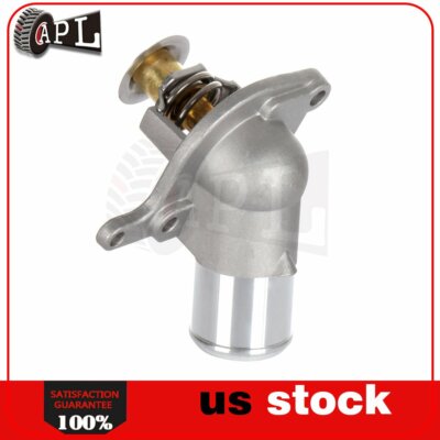 Thermostat Assembly For 2002-2005 Chevy Silverado 1500 - 186°F Opening, Aluminum