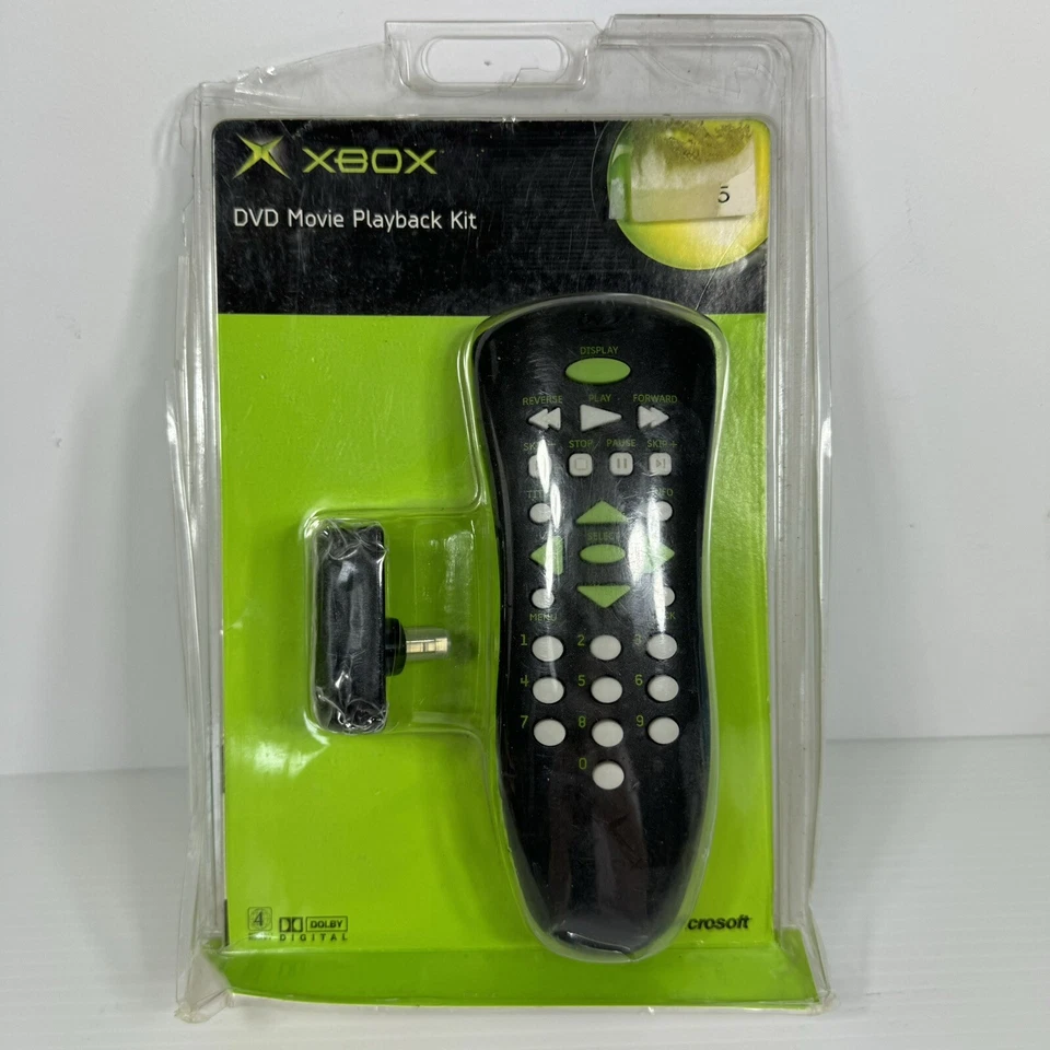 Microsoft Original Xbox DVD Movie Playback Kit Remote Receiver Brand New NRFP - Image 2 of 4